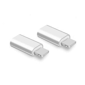 Type-C to Li-ghtning �ϊ��A�_�v�^�[ 12W PD �}���[�d 480Mbps �`�� �^�C�vC �ϊ��A�_�v�^ �A���~������ Phone 14 Pro/13/12/Pad/Air-Pods�Ȃ�i-OS�@��Ή� �V���o�[ 2 ��