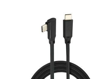 VECASDEN USB C - USB C�P�[�u�� USB3.2 Gen1 5Gbps/3A�Ή� Oculus Quest/Quest 2 / Oculus Link VR�w�b�h�Z�b�g�p�A���C�g�A���O���^�C�vC�����f�[�^�]���������[�d�R�[�h�A16ft/