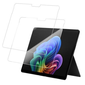 KPNS For Microsoft Surface Pro 12 �K���X�t�B���� �t���ی�t�B���� ���Y���Ɏq�f�ސ� 9H �\�ʍd�x �����K���X �Ϗ��� ��ʕی�t�B���� 2���Z�b�g