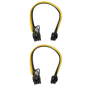 PATIKIL PCIe�P�[�u�� 6�s���I�X-8�s�� (6+2) �I�XGPU�d���P�[�u�� PCI�G�N�X�v���X�d���A�_�v�^�P�[�u�� 320 mm �O���t�B�b�N�J�[�h�p 2��