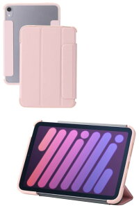 �G���R�� iPad mini7(A17 Pro 2024�N) mini6 ��6���� �P�[�X 2�A���O���X�^���h �y�� �I�[�g�X���[�v/�I�[�g�E�F�C�N �\�t�g���U�[ �w�ʃN���A �t���[���J���[ TB-A24SWVFC