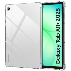 MoKo Galaxy Tab A11+�p �P�[�X 11�C���` 2025 �T���\���M�����N�V�[�N���A�P�[�X TPU�� �\�t�g �l�p���ʕی� �y�� ���^ �ϏՌ� �V���v�� �����h�~ ��t�ȒP Clear