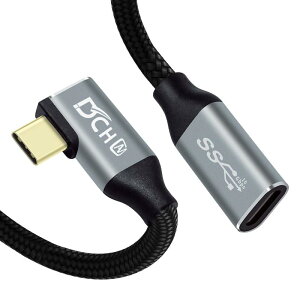 USB Type-C ���� �P�[�u�� L�� PD 100W 20V 5A ���}���[�d 4K 60Hz �f���o�� USB C ���X USB C �I�X �ϊ� �G�N�X�^���_�[ USB3.1 Gen2 10Gbps �����f�[�^�]�� �i�C�����҂�