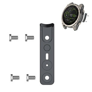 �K�[�~���Ή��p Fenix 8 Dual Power 47mm�Ή��p ���^���o���p�[ ���ʕی� �X�e�����X�� Quatix 8 47mm�Ή��p �T�C�h�K�[�h �l�W�Œ莮 ���h�~ �ϏՌ� �H��t�� �ȒP��t �E���\ 1�Z�b�g