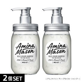 [選べる2点セット] シャンプー トリートメント Amino Mason アミノメイソン モイスト スリーク スムースリペア シャイニー & モイスト アミノ酸 ノンシリコン オーガニック ボタニカル 成分 コンディショナー 450mL