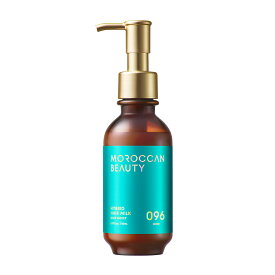 ヘアミルク｜ MOROCCAN BEAUTY モロッカンビューティ ディープモイスト ハイブリッド ヘアミルク｜アルガンオイル 艶髪 ダメージ補修 広がり うねり パサつき カラーキープ スタイリング 150mL [単品]