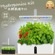 【楽天1位】水耕栽培 キット セット 家庭菜園 プランター栽培 育苗 水耕栽培キット 植物 水中ポンプ搭載 …