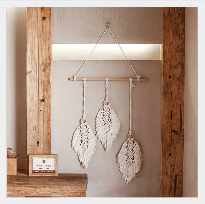 楽天市場 楽天1位 マクラメタペストリー 北欧 おしゃれ マクラメ編み マクラメ紐 糸 マクラメロープ 壁掛け 大判 かわいい 洋風 和風 飾り方 ホームインテリア Emonr楽天市場店