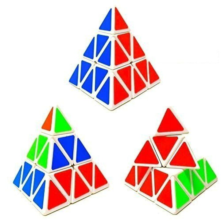 ピラミンクス スピードキューブ 三角形 パズル ルービックキューブ 競技 立体パズル 脳トレ 1000円ポッキリ 三角錐状 ピラミッド型 ゲーム 正4面体