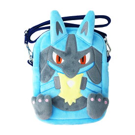 【即納】ルカリオ ぬいぐるみポシェット リュック ポケットモンスター ポケモン ポーチグッズ 収納袋 ショルダーバッグ バッグ カード 数量限定 推し活 推し活グッズ