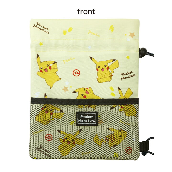 楽天市場 ポケモン 巾着ポーチ グッズ 全2種 入園入学 キャラクター ピカチュウ ショルダー 小物入れ ポーチ 巾着 収納 サコッシュ セット ポシェット きんちゃく Emonr楽天市場店