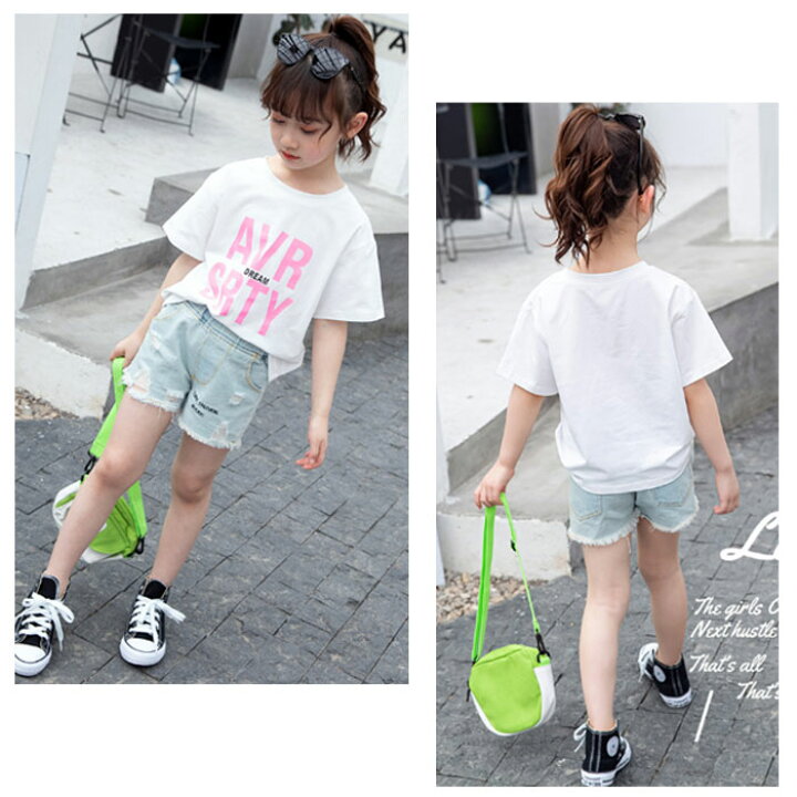 楽天市場 韓国子供服 トップス 女の子 Tシャツ 丸首 半袖 アルファベット カワイイ 夏着 子供用tシャツ 綿 コーデ キッズ ガールズ Tシャ 普段着 通学 ホワイト イエロー 110cm 1cm 130cm 140cm 150cm 160cm イベント 誕生日 結婚式 呼ばれ 旅行 リゾート おしゃれ