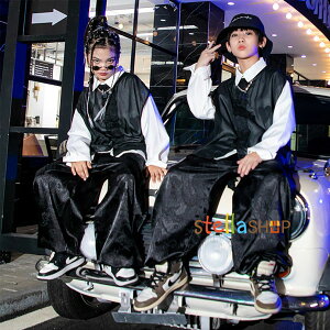 �L�b�Y �_���X�ߑ� ���ؕ� �Z�b�g�A�b�v �j�̎q ���̎q �q�b�v�z�b�v �㉺�Z�b�g �X�[�c �t�H�[�}�� �L�O�� �_���X�E�F�A �x�X�g+�Y�{�� 2�_�Z�b�g �u���b�N �I�V���� hiphop ���o�� ���� �c��