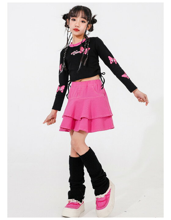 楽天市場】ダンス スカート 新品 女の子 ピンク スカート 公演服  
