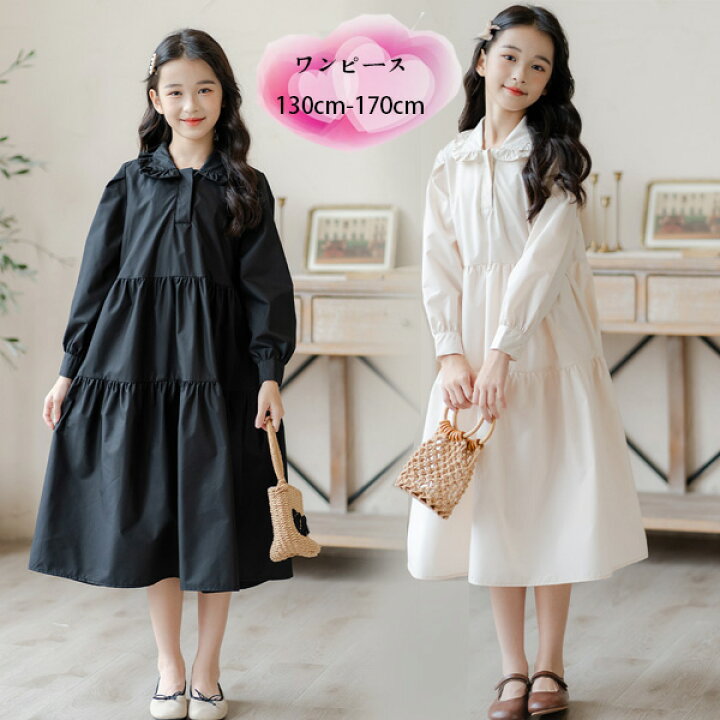 楽天市場】韓国子供服 女の子 ワンピース 春秋 新品 綿100% ワンピース 