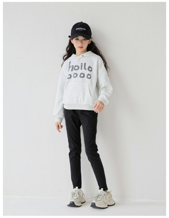 楽天市場】【6%OFFクーポン】子供服 女の子 パーカー ライトグレー
