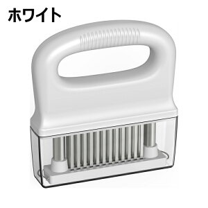 【6%OFFクーポン】ミートテンダライザー 肉筋切り器 肉叩き 48刃 ステンレス製 肉刺し器 肉の筋切り器 ステンレススチール 手持ち 分解して洗浄できるステーキテンダライザー 送料無料
