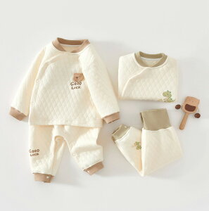 2色 セットアップ キッズ 綿100% ベビー服 女の子 男の子 ルームウェア 上下セット 長袖 新生児 赤ちゃん 子供服 トップス ロングパンツ 防寒 暖かい 部屋着 パジャマ おしゃれ 可愛い 誕生日