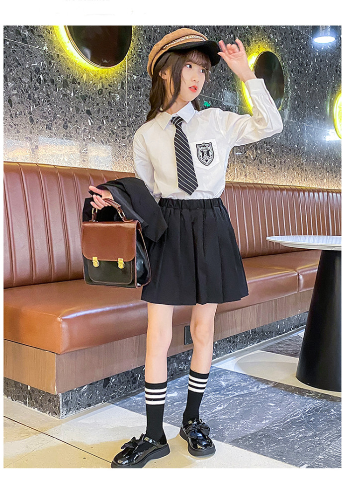 楽天市場】韓国子供服 女の子 制服 セットアップ スーツ フォーマル 3