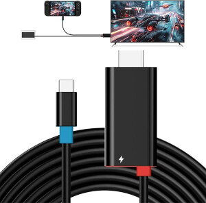 Switch 2 �h�b�N�u22.5.0�Ή��vSwitch 2 �e���r�ڑ��o�� HDMI�P�[�u�� 4K60Hz �o�� PD100W�[�d ���^ 2MHDMI Type-C