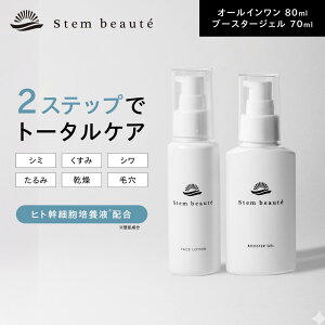 �y�C�x���g����10%OFF!!�zStemBeaute�i�X�e���{�[�e�j �X�y�V�����Z�b�g ���[�V����80ml & �u�[�X�^�[�W�F��70ml ��1������ ����̎g�p�� �q�g���זE �I�[���C������ ���e�t �������ϐ� �A���`�G�C