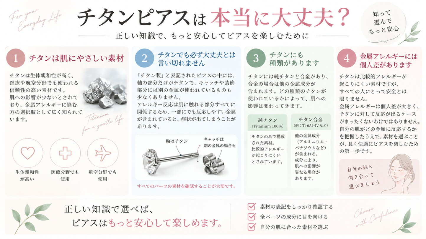 金属 アレルギー チタン