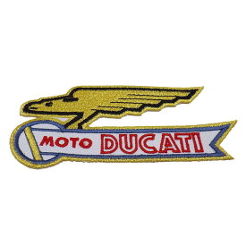 ドゥカティ eagle gold ワッペン パッチ DUCATI イーグル ゴールド WING
