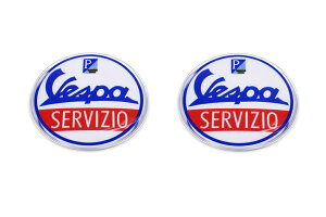 vespa ���E���h 3D�X�e�b�J�[ 2�s�[�X VESPA SERVIZIO �x�X�p �X�N�[�^�[ �f�J�[��