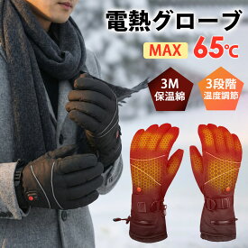 【新品体験★先着20名3249円】電熱グローブ ヒーターグローブ 電熱手袋 バイク 冬用 10000mAhバッテリー 3Mシンサレート スマホ操作 高機能保温中綿素材 裏起毛 3段階温度調整 撥水加工 防寒 男女兼用 メンズ レディース