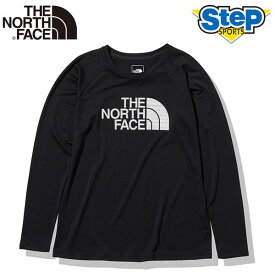 あす楽 ノースフェイス ランニングウエア ロングスリーブGTDロゴクルー NTW12377-K THE NORTH FACE L/S GTD Logo Crew 【レディース】 Tシャツ 長袖 ap-w-shirt