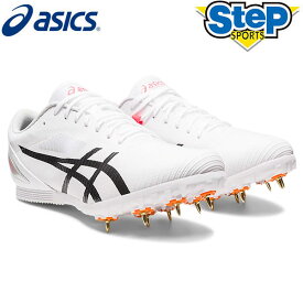 あす楽 アシックス 陸上スパイク ヒートフラット 12 1093A195.100 asics HEATFLAT 12 【メンズ】【レディース】 100m～1500m ハードル 走幅跳 三段跳 棒高跳び 兼用スパイク 23SS cat-tf rstf