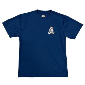 あす楽 ステップスポーツ Tシャツ T&F プリントTシャツ ST-BEATUPNVY SteP SPORTS メンズ レディース 半袖 ショートスリーブ ランニング 陸上 ap-m-shirt