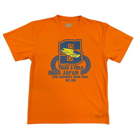 あす楽 ステップスポーツ Tシャツ T&F プリントTシャツ COLLEGE ST-BEATUPORG SteP SPORTS メンズ レディース 半袖 ショートスリーブ ランニング 陸上 ap-m-shirt
