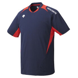 [デサント] 半袖バレーボールシャツ DSS-5420BNVYバレーボール 【VB】
