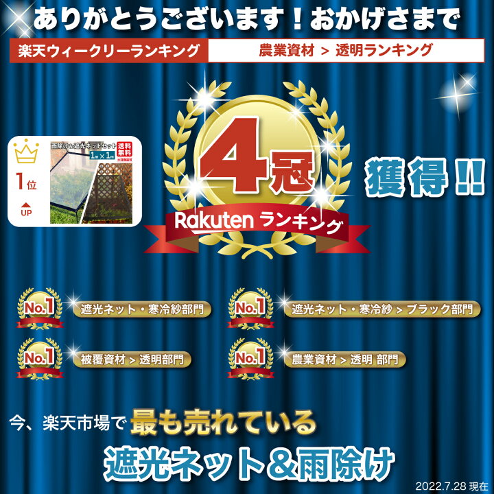 楽天市場 P5倍 Ssスーパーセールクーポン配布中 雨除け 遮光ネット ハトメ セット 1x1m 園芸 黒 植物 多肉植物 家庭菜園 ベランダガーデン 雨よけ ベランダガーデン 雨よけシート 送料無料 園芸用品専門店 Step One