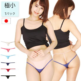 ラポーム 極小 Tバック ショーツ シンプル スキャンティ パンティ タンガ スーパー ローライズ 下着 日本製 ラ・ポーム La-Pomme 31590