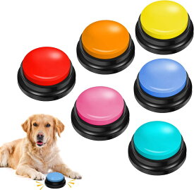 犬 ボタン 会話 犬の記録ボタン 多機能ポータブル トーキングボタン 猫用 犬用 ペット用 早押しボタン 音声録音ボタンポータブル 犬用 ペット用録音ボタンセット 30秒録音再生 猫犬ペット訓練用 話すボタン 犬 会話 ボタン ペット コミュニケーション用ボタン犬用アジリティ