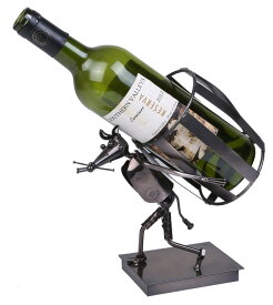 ボトルホルダー ワインラック アンティーク調 手作りの美しい (マウス)