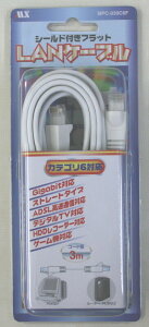 LAN�P�[�u�� �t���b�g�^�C�v 3m �J�e�S��6 �X�g���[�g�^�C�v �V�[���h�t��MPC-030C6F