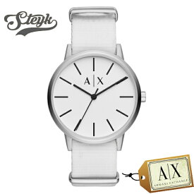 Armani Exchange AX2713 アルマーニエクスチェンジ 腕時計 アナログ CAYDE メンズ ホワイト ビジネス