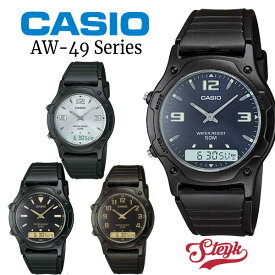 CASIO AW-49HE シリーズ カシオ アナデジ Quartz クォーツ 腕時計 AW-49H-1B AW-49HE-1A AW-49HE-2A AW-49HE-7A