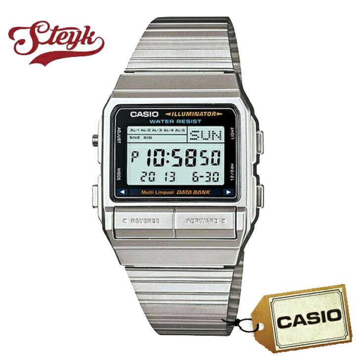 楽天市場】CASIO カシオ 腕時計 デジタル DATA BANK データバンク DB  