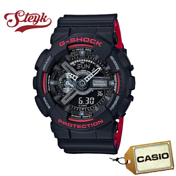 百貨店 ご購入者様全員に時計拭きプレゼント レビュー投稿で3年保証 CASIO カシオ 腕時計 アナデジ メンズ ジーショック G-SHOCK GA-110HR-1A セットアップ