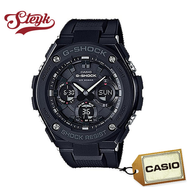 毎日続々入荷 ご購入者様全員に時計拭きプレゼント 輸入 レビュー投稿で3年保証 CASIO カシオ 腕時計 アナデジ G-SHOCK GST-S100G-1B ジーショック メンズ