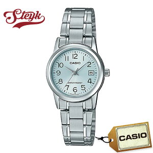 CASIO LTP-V002D-2B �J�V�I �r���v �A�i���O �X�^���_�[�h ���f�B�[�X �u���[ �V���o�[ �J�W���A��