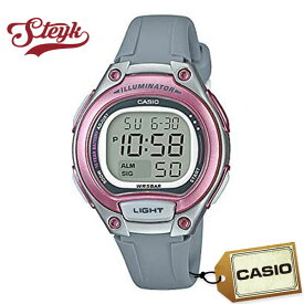 CASIO LW-203-8A カシオ 腕時計 デジタル スタンダード レディース グレー ピンク シルバー カジュアル