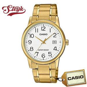 CASIO MTP-V002G-7B2 �J�V�I �r���v �A�i���O �X�^���_�[�h �����Y �z���C�g �S�[���h �J�W���A��