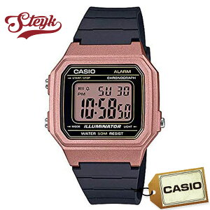 CASIO W-217HM-5A �J�V�I �r���v �f�W�^�� STANDARD�@�X�^���_�[�h ���f�B�[�X �u���b�N�@�u���E�� �J�W���A��