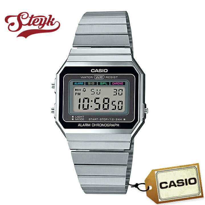 楽天市場】CASIO A-700W-1A カシオ 腕時計 デジタル スタンダード 