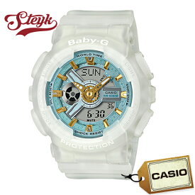 CASIO BA-110SC-7A カシオ 腕時計 アナデジ BABY-G ベイビージー レディース ホワイト ライトブルー カジュアル